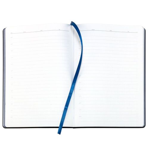 Ежедневник Bookmark, недатированный, черный с синим 7 Ежедневник Bookmark, недатированный, черный с синим 7