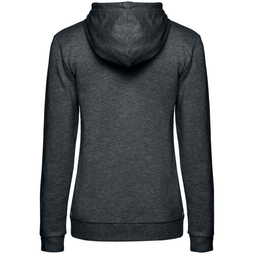 Толстовка с капюшоном женская Hoodie, серый меланж (антрацит), р 2