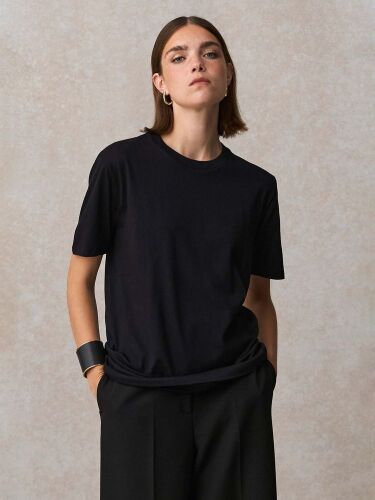 Футболка унисекс Lyam, темно-синяя, размер S 4