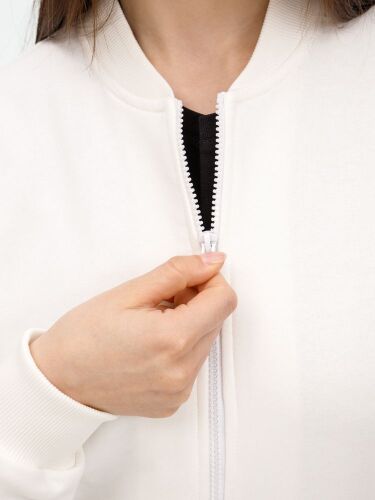 Бомбер унисекс Townie, молочно-белый, размер S 5