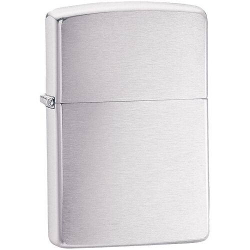 Зажигалка Zippo Armor Brushed, матовая серебристая 1