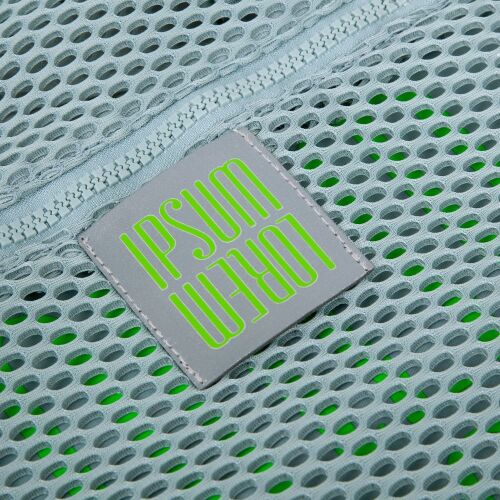 Лейбл светоотражающий Tao, L, серый 3