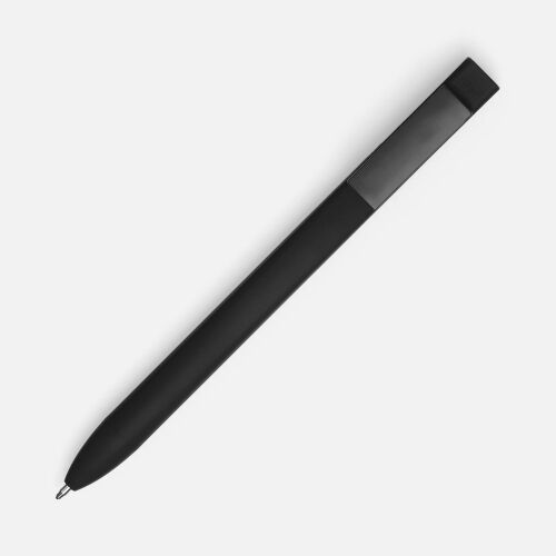 Ручка шариковая Swiper SQ Soft Touch, черная 2 Ручка шариковая Swiper SQ Soft Touch, черная 2