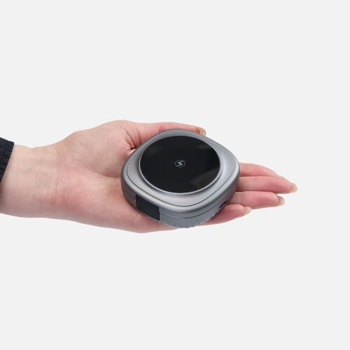 Складная станция беспроводной зарядки flowPad, серая 5