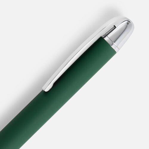Ручка шариковая Arc Soft Touch, зеленая 3