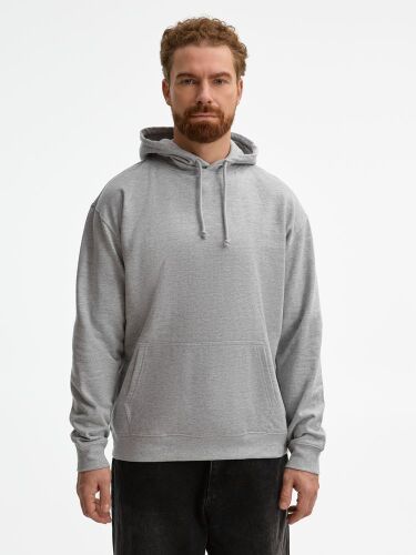 Худи унисекс Condor, серый меланж, размер XL 4