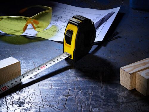 Рулетка Mittari с магнитным наконечником, 5 м, желтая 7