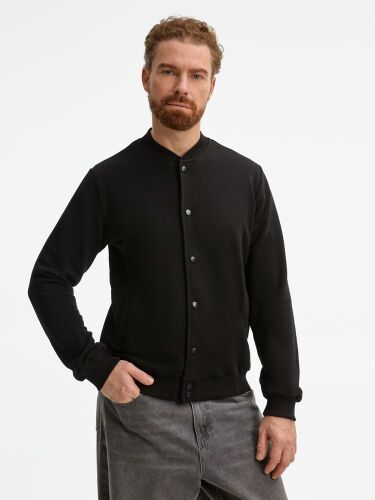 Бомбер унисекс Nuppu, черный, размер L 4