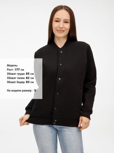 Бомбер унисекс AtmosWear, черный, размер M 4