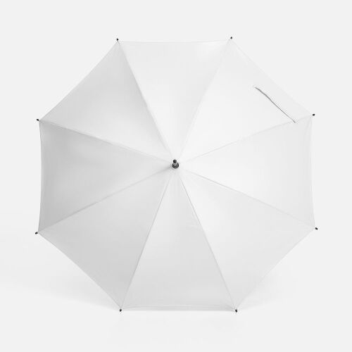 Зонт-трость Standard, белый с серебристым внутри 2