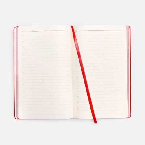 Ежедневник Shall Light, недатированный, красный 4