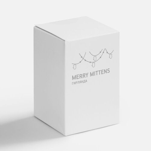 Гирлянда Merry Mittens, синяя 6