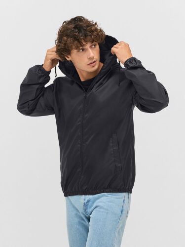 Ветровка унисекс Shield, черная, размер XS 5