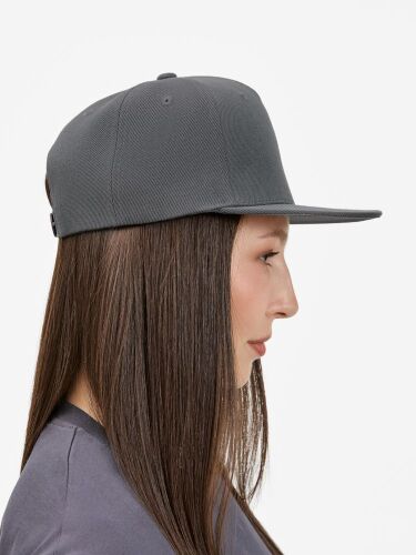 Бейсболка Epicore с прямым козырьком, серая 7