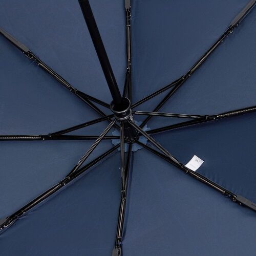 Зонт складной Fiber, темно-синий 3