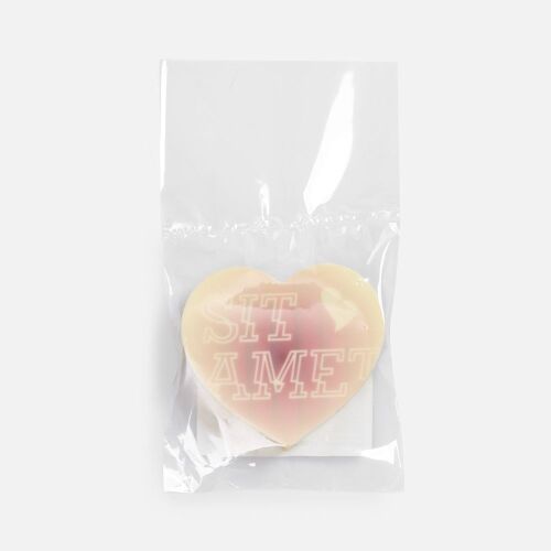 Печенье Dream White в белом шоколаде, сердце 7