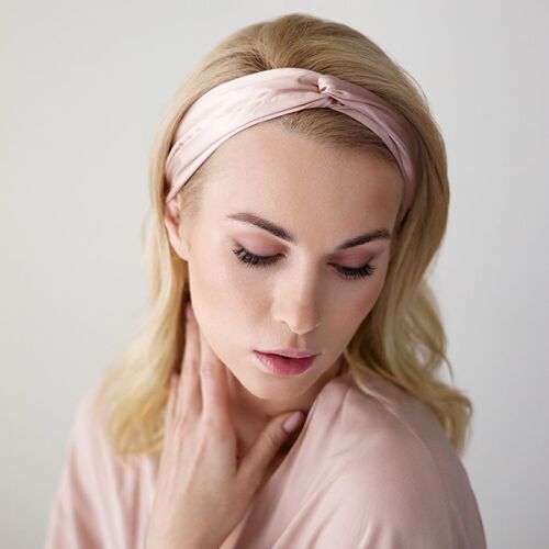 Повязка для волос Essential, розовая (пыльная роза) 3