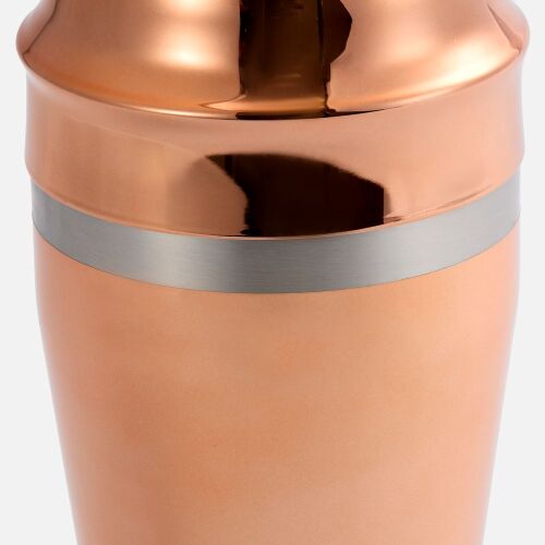 Набор для приготовления коктейлей Pourpour, медный с серебристой 3