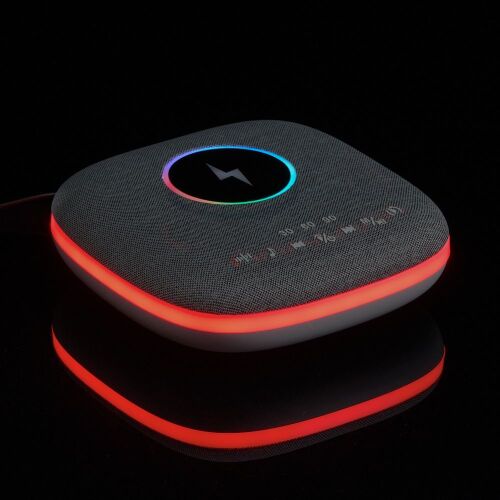 Bluetooth колонка с беспроводной зарядкой и подсветкой Terrafoni 4