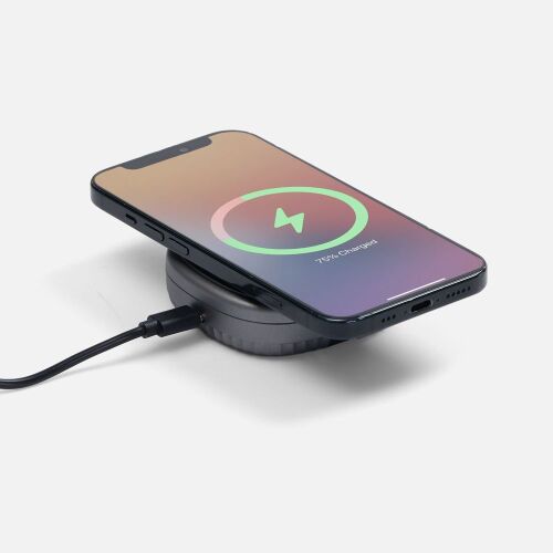 Складная станция беспроводной зарядки flowPad, серая 7