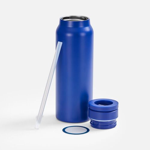 Термобутылка Magnus с магнитным держателем для телефона, синяя 1