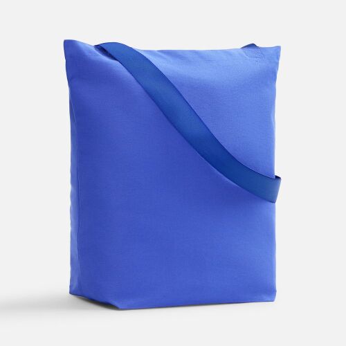 Шопер B5, синий с широкими синими ручками 1