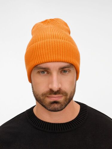 Шапка Nobilis Mono, оранжевая (абрикос) 2