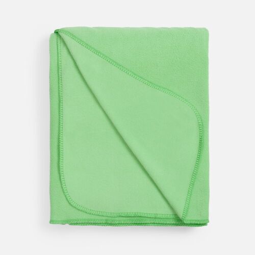 Флисовый плед Warm&Peace, светло-зеленый 2