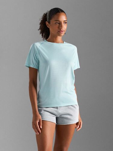 Футболка спортивная женская Vortex Women, зелено-голубая, размер 4