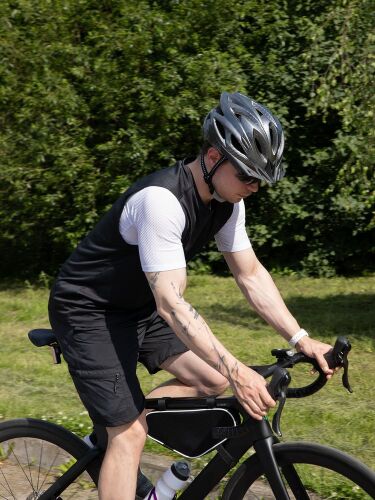 Велосумка на раму BikeLine, черная с белым 5 Велосумка на раму BikeLine, черная с белым 5