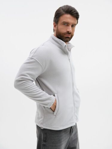 Куртка флисовая унисекс Nebo, светло-серая, размер S 6