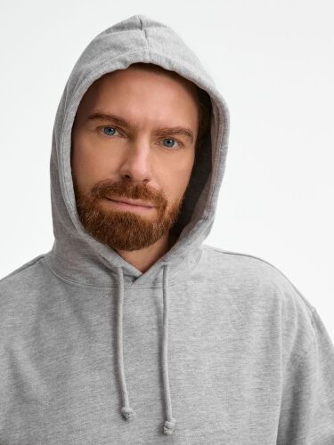 Худи унисекс Condor, серый меланж, размер XL 6