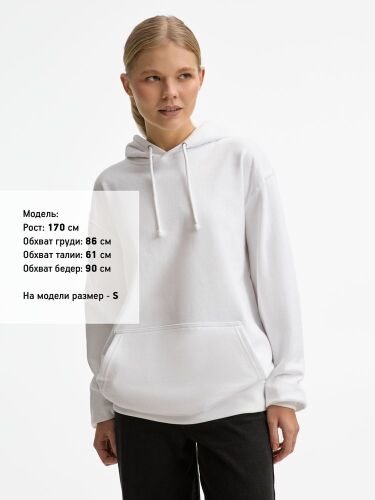 Худи унисекс Condor, белое, размер XXL 4