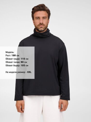 Лонгслив из бифлекса Morfiss, черный, размер XS/S 5