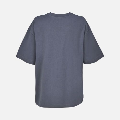 Футболка оверсайз женская Boxy Women, темно-серая (графит), разм 2