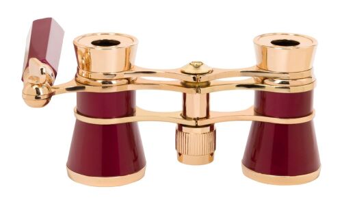 Театральный бинокль-лорнет Broadway 325E, красный 2