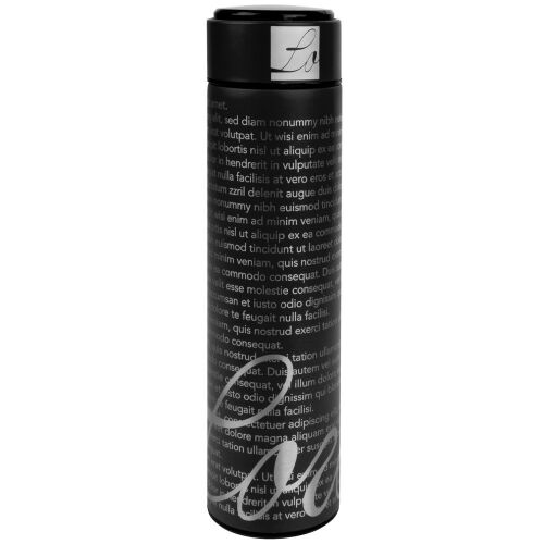 Смарт-бутылка с заменяемой батарейкой Long Therm, черная 6