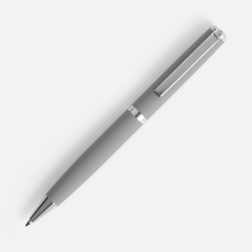 Ручка шариковая Inkish Chrome в футляре, серая 2