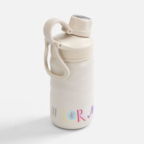 Термобутылка Fujisan 2.0 без логотипа, белая (молочная) 7