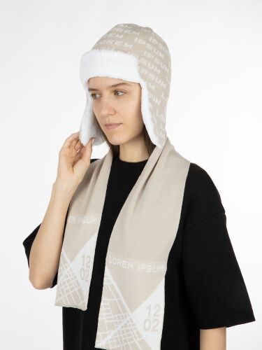 Шарф на заказ Tricksy Rand, M, полушерсть 3