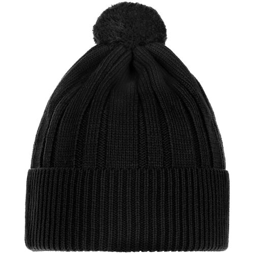 Шапка Knit Beat, черная 2 Шапка Knit Beat, черная 2