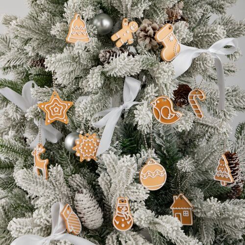 Мини-подвеска «Пряник», 3D-печать на заказ, снежинка 4