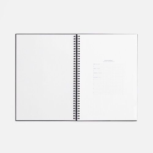 Ежедневник Notera Maxi, недатированный, черный 6