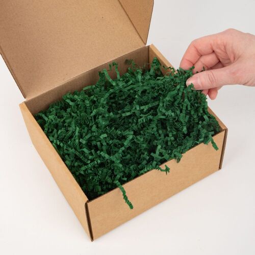 Бумажный наполнитель Chip, темно-зеленый (изумрудный) 3