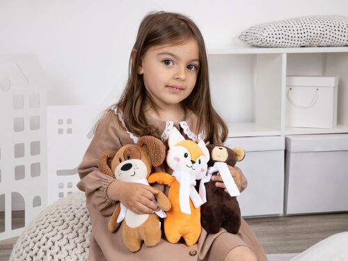 Мягкая игрушка Beastie Toys, мишка с белым шарфом 6 Мягкая игрушка Beastie Toys, мишка с белым шарфом 6
