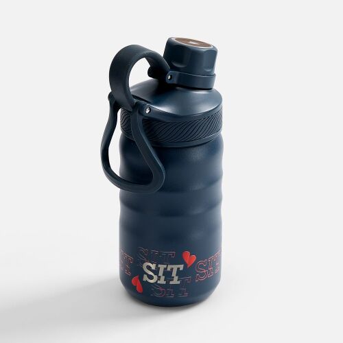 Термобутылка Fujisan 2.0 без логотипа, темно-синяя 7