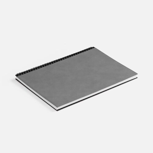 Ежедневник Notera Maxi, недатированный, серый 3