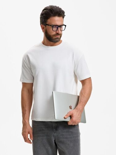 Футболка унисекс Durington, белая, размер 3XL/4XL 4