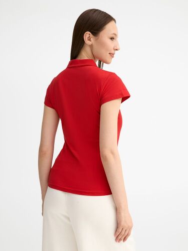 Рубашка поло женская Prescott women 170 красная, размер S 6