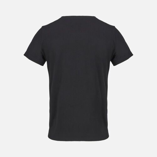 Футболка унисекс Regent с V-образным вырезом, черная, размер XS 1